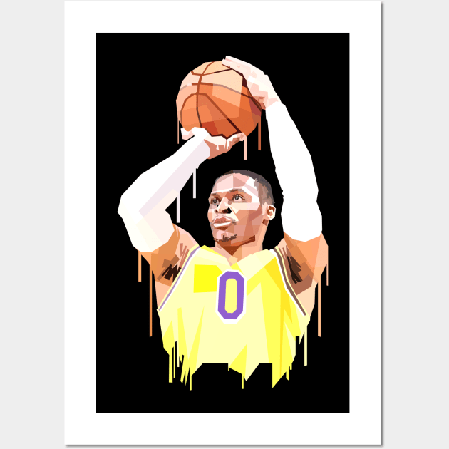 RUSSELL WESTBROOK Wall Art by Vector Baturaja